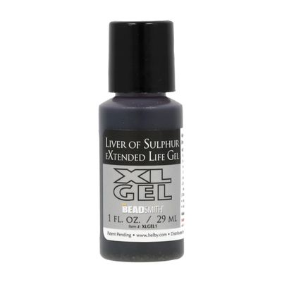 BeadSmith Sulfur Patina Oxidation Gel, XL Gel, Approx. 30 ml, Model XTL-8010