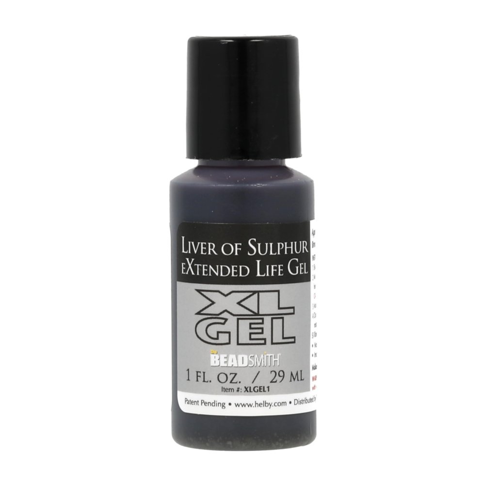 BeadSmith Sulfur Patina Oxidation Gel, XL Gel, Approx. 30 ml, Model XTL-8010