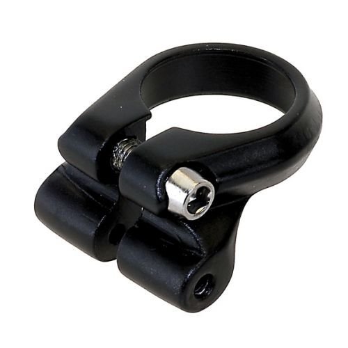 Classic Cycle 31.8 mm Aluminum Seatpost Clamp, Black, with Rack Mount