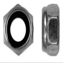 100 Stainless Steel V2A Hex Lock Nuts DIN 985 M4