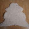 Sheepskin Lambskin Natural Fur Short Hair White 110–120 cm view 1