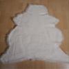 Sheepskin Lambskin Natural Fur Short Hair White 110–120 cm view 3