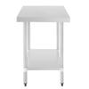 Vogue Stainless Steel Preparation Table, 600 mm view 4