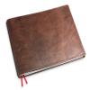 X17 A5+ Landscape Notebook/Personal Organizer, 9 mm Thin, Chestnut Leather, Refillable view 1