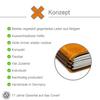 X17 A5+ Landscape Notebook/Personal Organizer, 9 mm Thin, Chestnut Leather, Refillable view 2