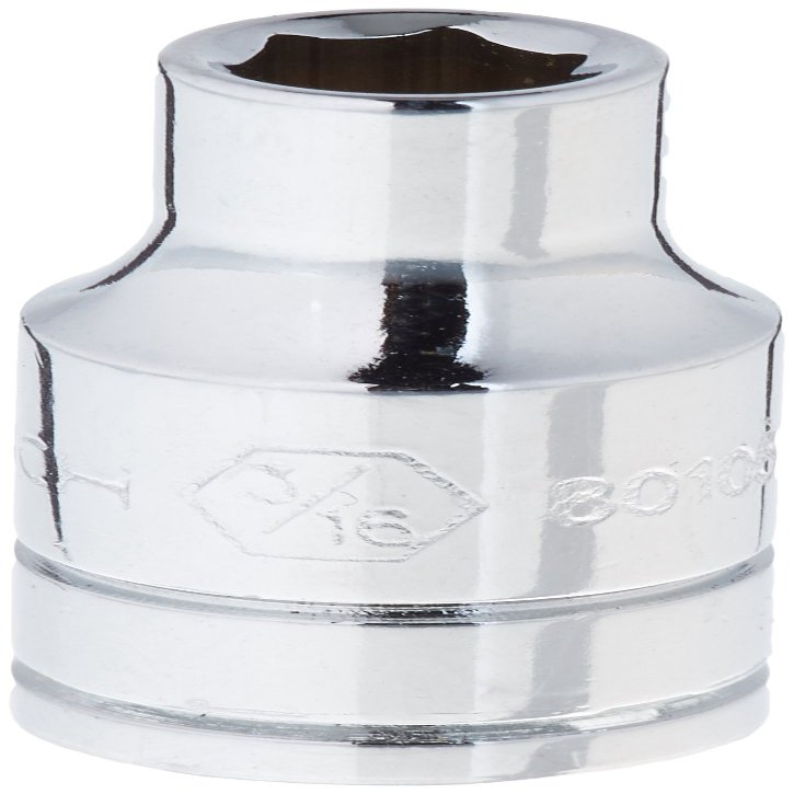 GearWrench 80105 1/4-Inch Drive 6-Point Standard SAE 3/4-Inch Socket, Black