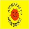 Hemstitched Flag “Nuclear Power? No Thanks!” Yellow Flag Licensed Product 30 x 45 cm - FRIP Shipping view 1