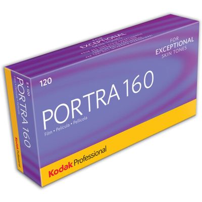 Kodak Portra 160 Color Negative 120 Film (5-Pack)