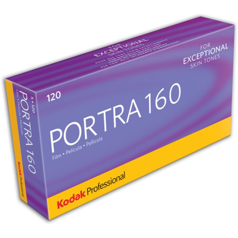 Kodak Portra 160 Color Negative 120 Film (5-Pack)
