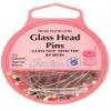 Hemline Glass-Head Pins, 34 mm view 1