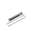 Naber 2-Arm Bathroom Towel Holder with Cover, 105 mm, Chrome view 1