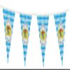 Bavarian Pennant Banner, 10 m, Plastic view 1
