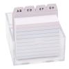 TSI DIN A8 Index Card Box with 100 Lined Cards, A–Z Dividers, Art. No. 65980 view 1