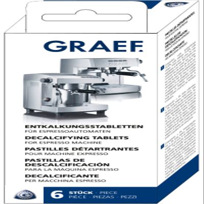 Graef 145618 Descaling Tablets for Portafilter Machines, 6-Pack