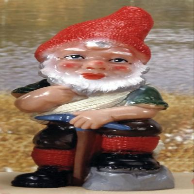 Frankenland Design Mountaineer Garden Gnome, Approx. 34 cm Tall, PVC