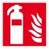 Fire Safety Sign, Fire Extinguisher, Vinyl Film, 10 x 10 cm view 1