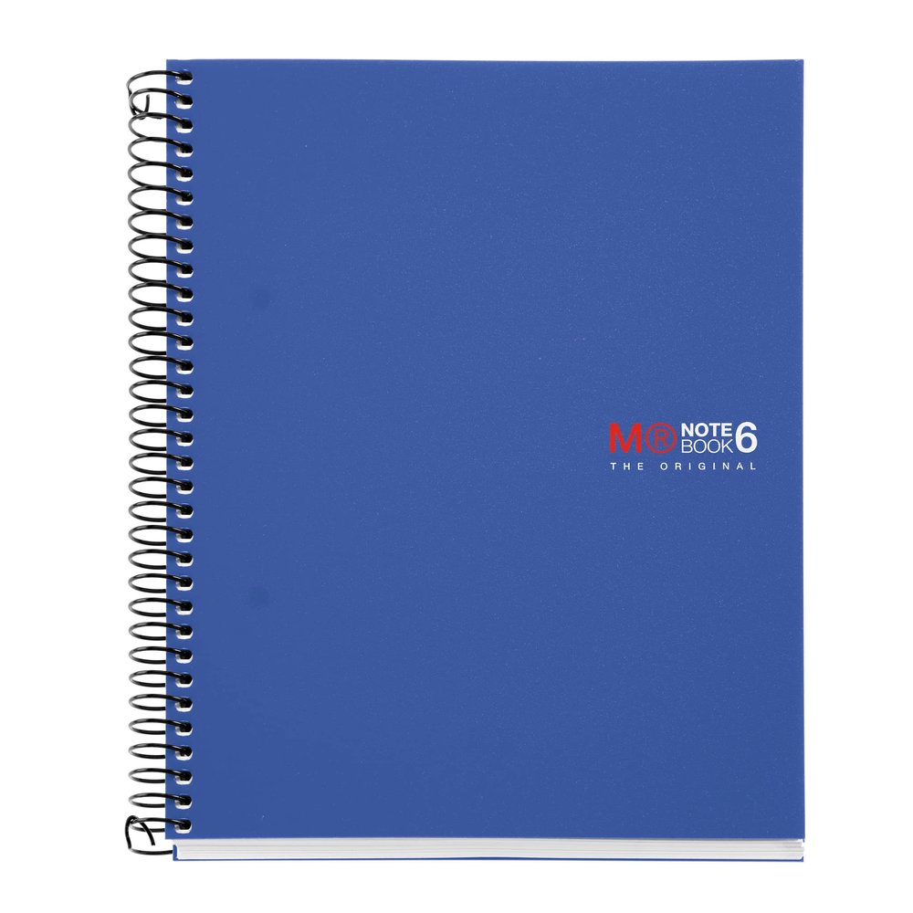 Miquelrius The Originals A5 Grid Notebook, 5 mm, 150 Sheets, Blue