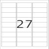 HERMA Inkjet Labels A4, 63.5 x 29.6 mm, White Film, 270 Pack view 2