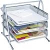 WEDO 65 854 Office Organizer, Silver Metal, 3 Drawers view 1