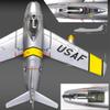 Academy 492234 1/48 F-86F Huff view 3