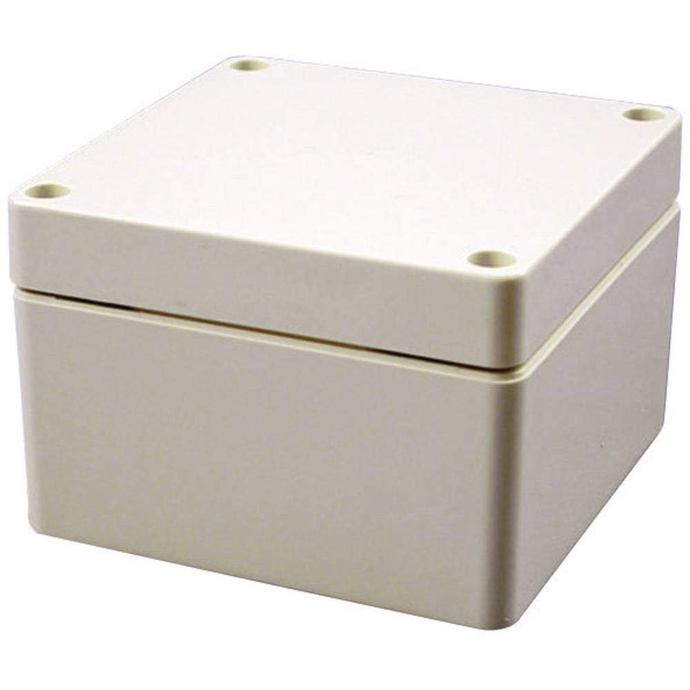 HAMMOND ELECTRONICS 1554UGY Universal Enclosure, ABS, Light Gray (RAL 7035), 200 x 120 x 90, 1 pc.