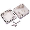 HAMMOND ELECTRONICS 1554UGY Universal Enclosure, ABS, Light Gray (RAL 7035), 200 x 120 x 90, 1 pc. view 2
