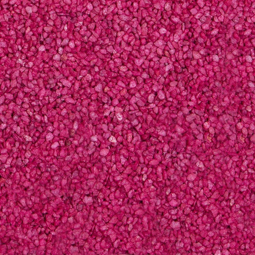 Eurosand Decorative Granules/Stone Chips, 2–3 mm, 1 kg, Fuchsia
