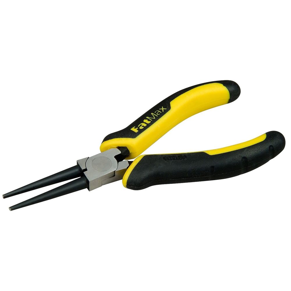 Stanley FatMax Round-Nose Pliers (165 mm, Two-Component Handle for Secure Grip and Comfort) 0-84-496