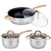 EliteHoff 12-Piece Induction Cookware Set, Gold view 4