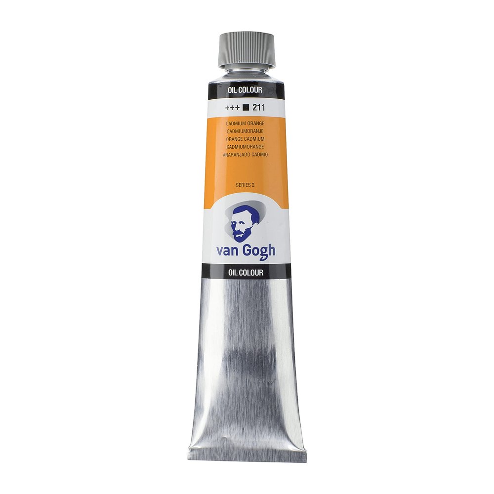 Van Gogh Oil Color, 200 ml Tube, Cadmium Orange 211