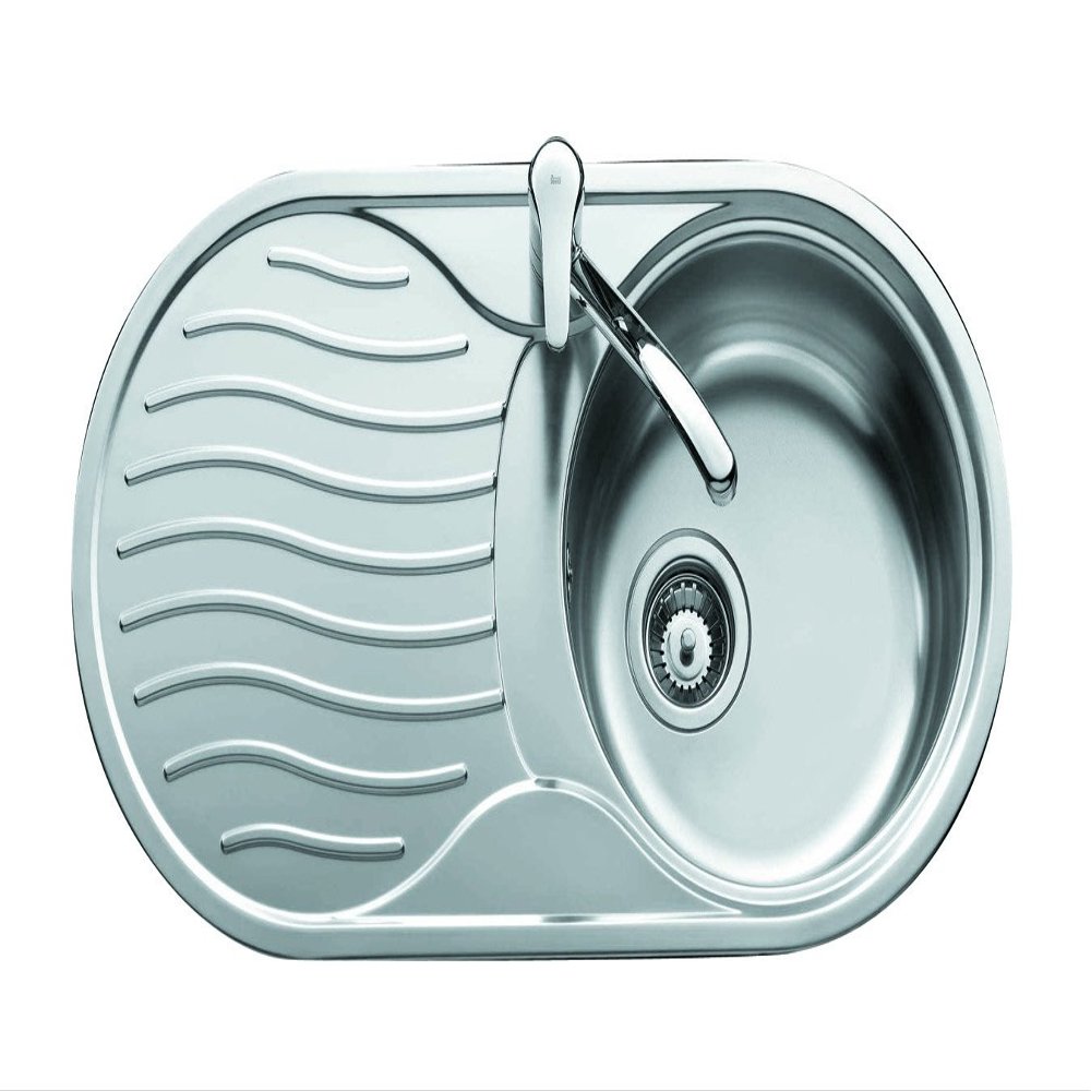 TEKA DR80 1-Bowl Stainless Steel Sink, Left Drainboard