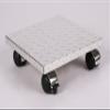 Professional Plant/Furniture Dolly 30 x 30 cm, Aluminum, 120 kg, Chrome Casters with Brake view 2