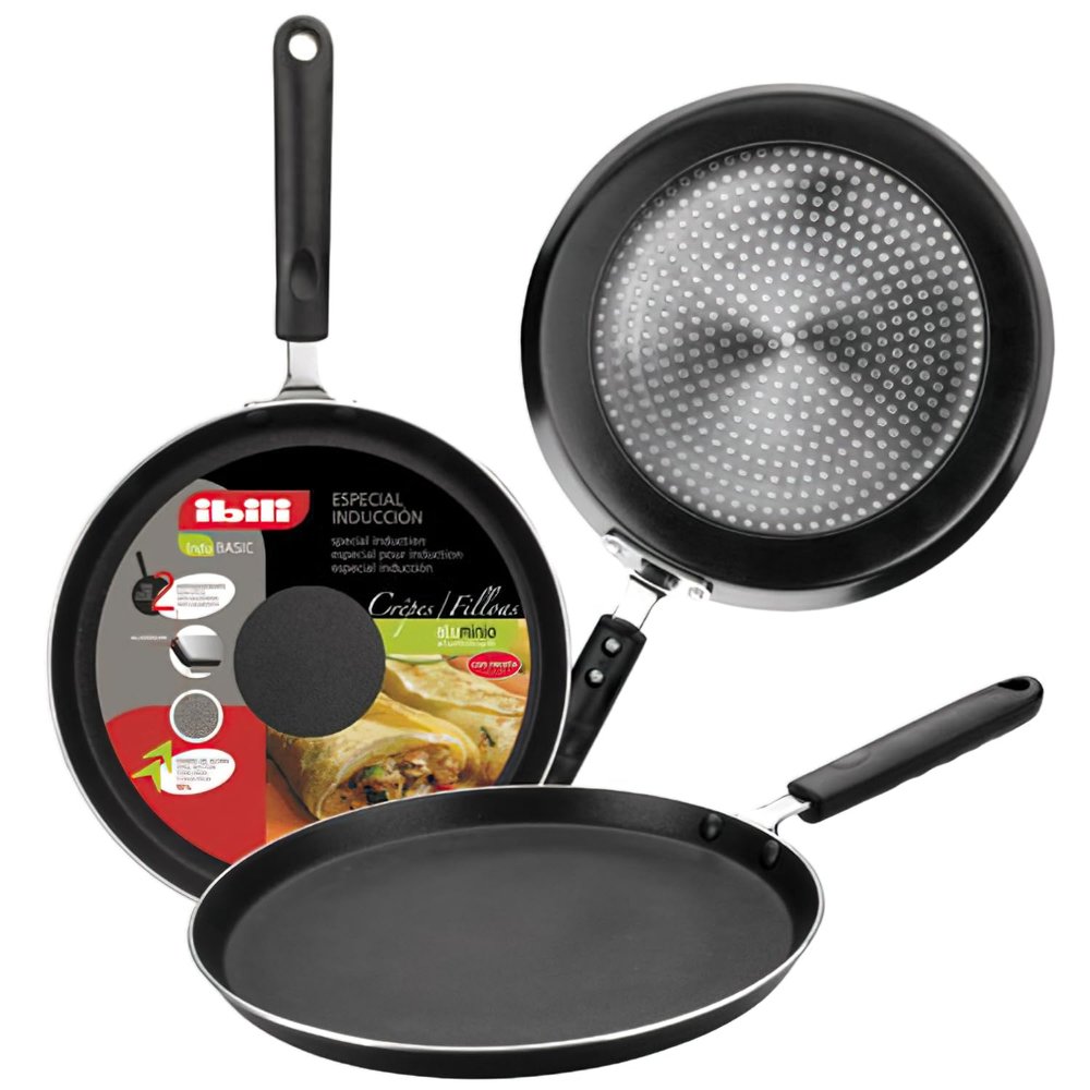 IBILI Indubasic Crêpe Pan, 28 cm, Black