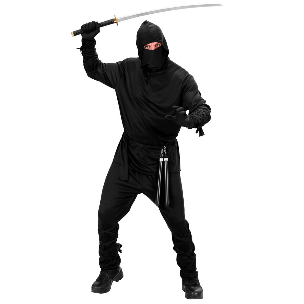 W WIDMANN MILANO Party Fashion 6-Piece Ninja Costume
