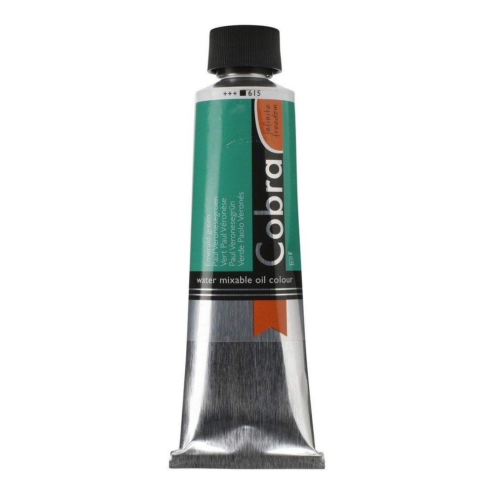 Cobra Talens Water-Mixable Oil Paint, 40 ml, 615 Paul Veronese Green