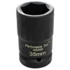 Performance Tool W83035 1-Inch Drive 35 mm Wheel Nut Socket for Isuzu, Hino, Mitsubishi Fuso and Import Trucks view 1