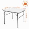 Spetebo Lightweight Aluminum Camping Folding Table - 75 x 55 cm view 2