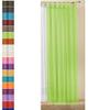 Solid Sheer Voile Curtain, Black, 245 x 140 cm view 2