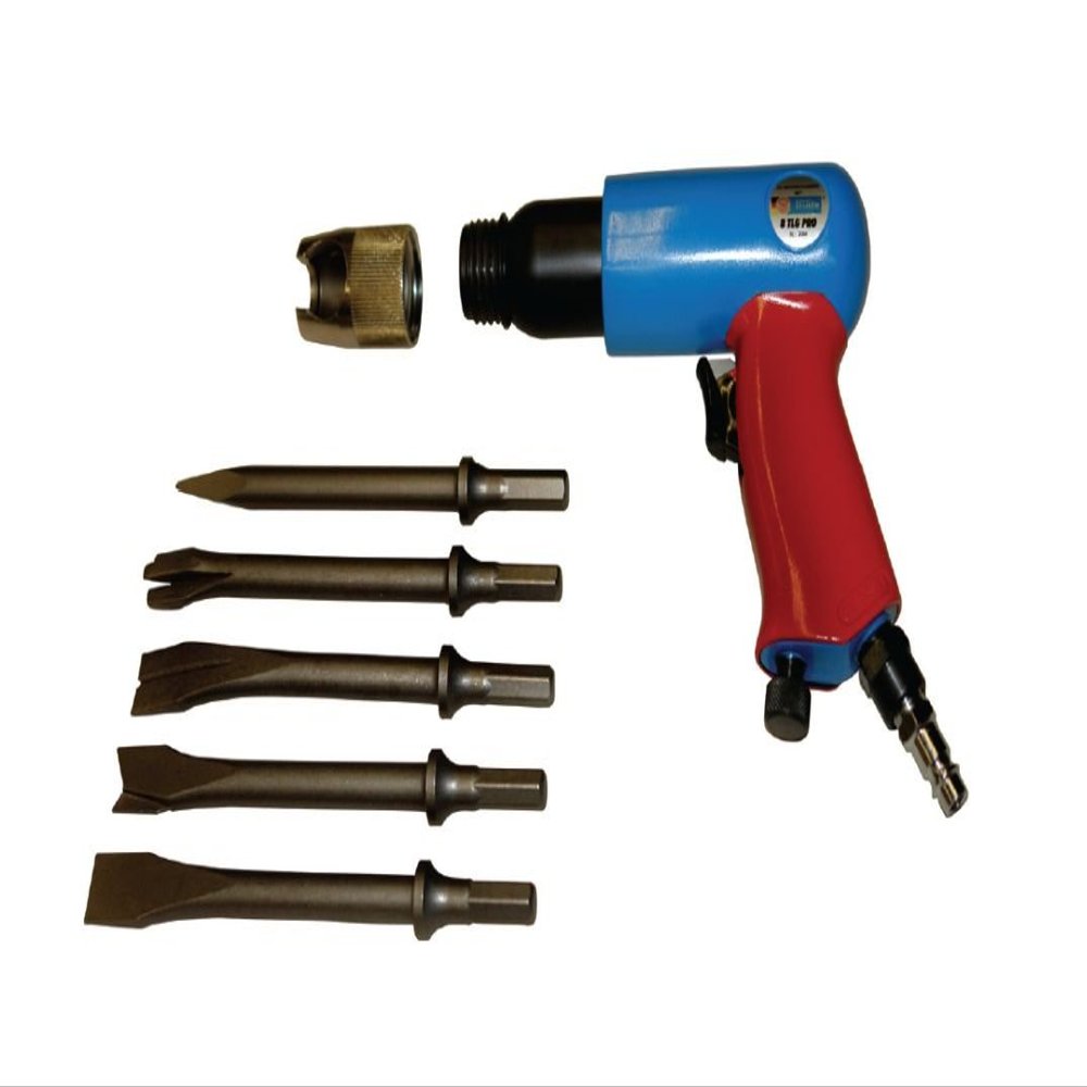 Güde Pro Pneumatic Chisel Hammer Set, 8-Piece