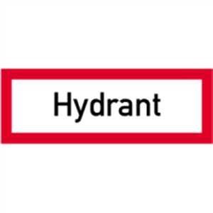 Hydrant Information Sign, Aluminum, 4.1 x 11.7 in