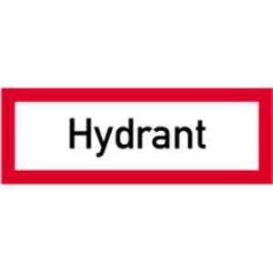 Hydrant Information Sign, Aluminum, 4.1 x 11.7 in
