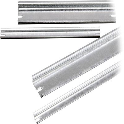 Fibox MIV 5 Unperforated Sheet Steel DIN Rail, 50 mm, 1 pc.