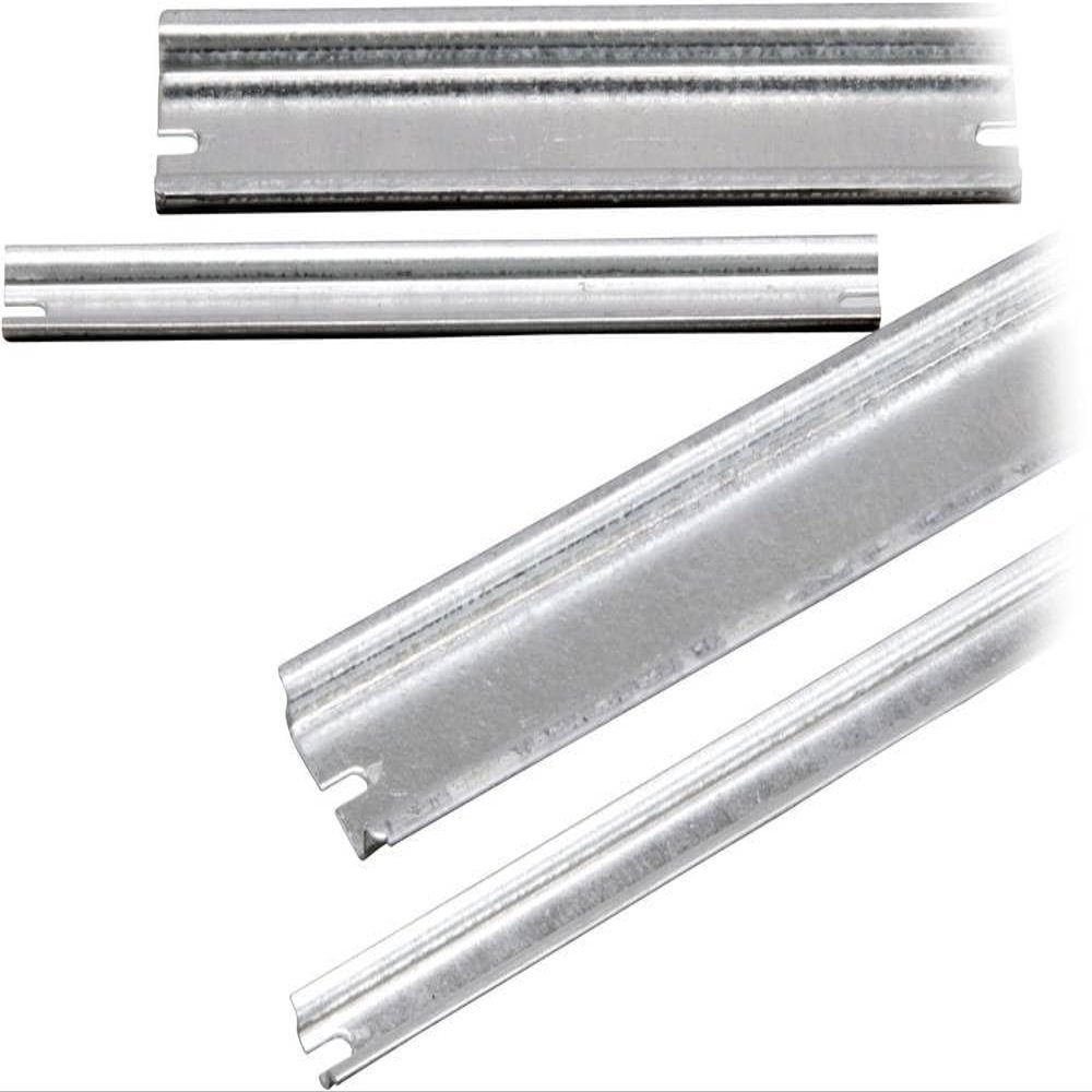 Fibox MIV 5 Unperforated Sheet Steel DIN Rail, 50 mm, 1 pc.