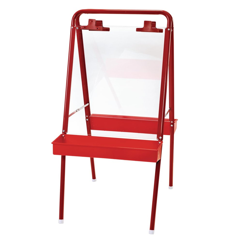 SNUNGPHIR Colorations - 2WAPE 2-Way Indoor/Outdoor Adjustable Acrylic Panel Easel for Kids (23" L x 29-1/2" W x 45" H)