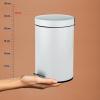 kela MONACO 3L Cosmetic Wastebasket, Matte White view 4