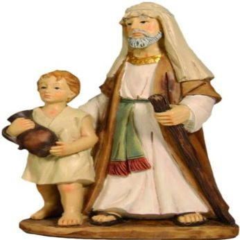 Temple Guard with Child, Suitable for 11 cm Figures