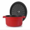 LACOR 25920 Red Roasting Pot, 20 cm, Cast Aluminum view 2