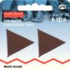 Prym Iron-On Application, Triangles, Brown, 2 Pieces view 1
