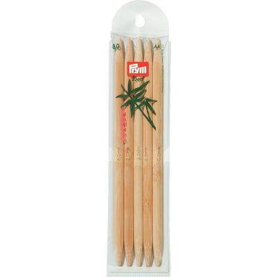 Prym 221219 Double-Pointed Knitting Needles, 20 cm, 8.00 mm