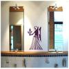 Samunshi Virgo Zodiac Wall Decal, 48 x 60 cm, Brown view 2